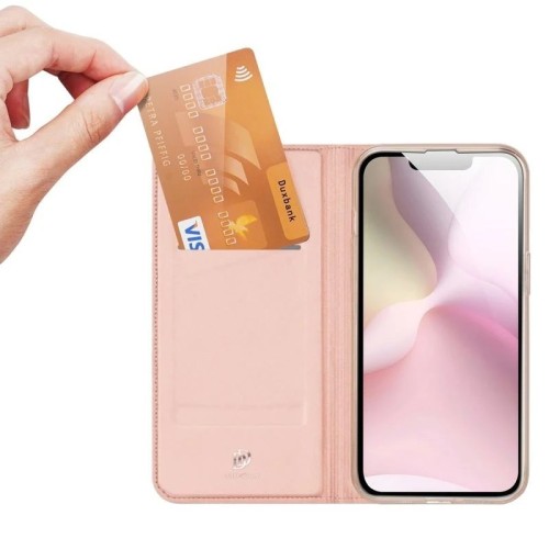 DĖKLAS DUX DUCIS SKIN PRO APPLE IPHONE 16E/17E ROŽINIO AUKSO