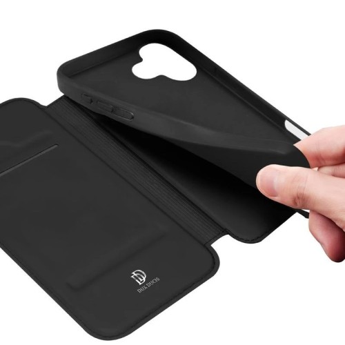 DĖKLAS DUX DUCIS SKIN PRO APPLE IPHONE 17 JUODAS
