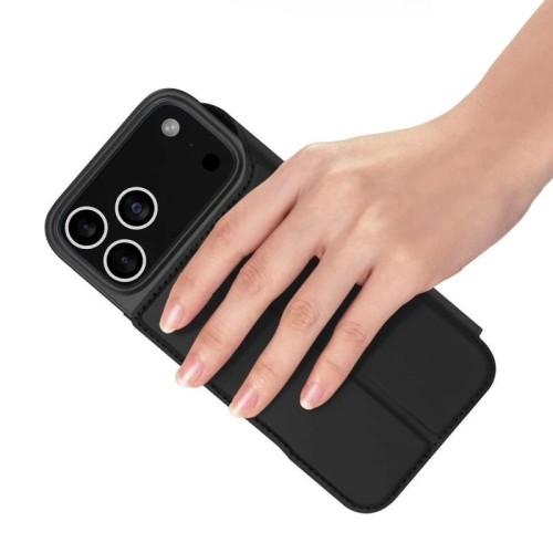 DĖKLAS DUX DUCIS SKIN PRO APPLE IPHONE 17 PRO JUODAS