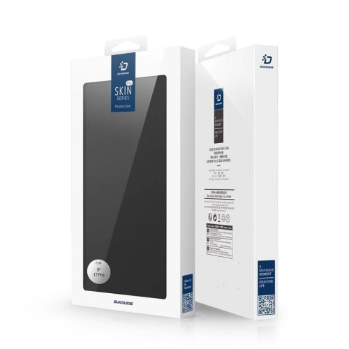 DĖKLAS DUX DUCIS SKIN PRO APPLE IPHONE 17 PRO JUODAS