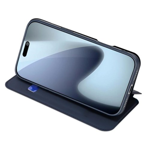 DĖKLAS DUX DUCIS SKIN PRO APPLE IPHONE 17 PRO MAX TAMSIAI MĖLYNAS