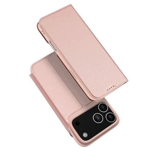 DĖKLAS DUX DUCIS SKIN PRO APPLE IPHONE 17 PRO ROŽINIO AUKSO DĖKLAS DUX DUCIS SKIN PRO APPLE IPHONE 17 PRO ROŽINIO AUKSO