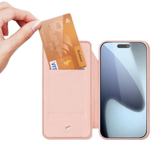 DĖKLAS DUX DUCIS SKIN PRO APPLE IPHONE 17 PRO ROŽINIO AUKSO DĖKLAS DUX DUCIS SKIN PRO APPLE IPHONE 17 PRO ROŽINIO AUKSO