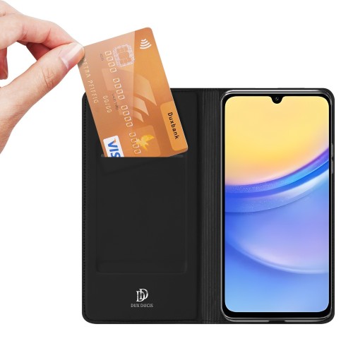 DĖKLAS DUX DUCIS SKIN PRO SAMSUNG A165 A16 4G/A166 A16 5G JUODAS