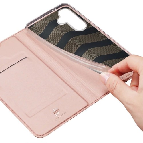 DĖKLAS DUX DUCIS SKIN PRO SAMSUNG A366 A36 5G/A566 A56 5G ROŽINIO AUKSO