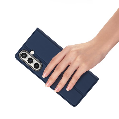 DĖKLAS DUX DUCIS SKIN PRO SAMSUNG S731 S25 FE TAMSIAI MĖLYNAS