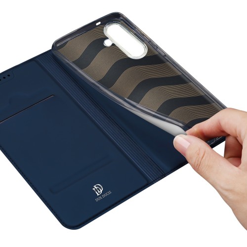 DĖKLAS DUX DUCIS SKIN PRO SAMSUNG S731 S25 FE TAMSIAI MĖLYNAS