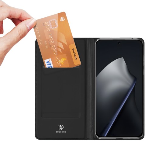 DĖKLAS DUX DUCIS SKIN PRO XIAOMI 15T JUODAS DĖKLAS DUX DUCIS SKIN PRO XIAOMI 15T JUODAS
