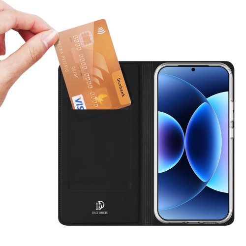 DĖKLAS DUX DUCIS SKIN PRO XIAOMI 17 PRO JUODAS