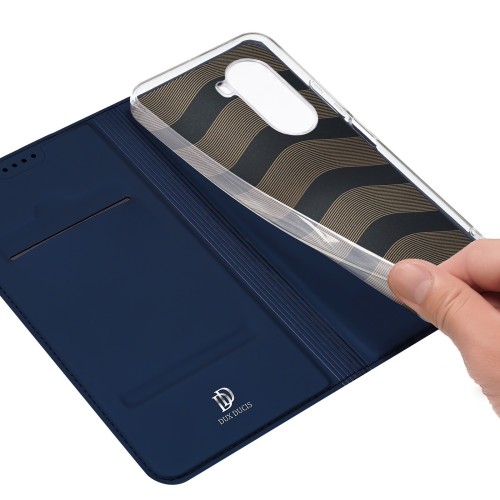 DĖKLAS DUX DUCIS SKIN PRO XIAOMI REDMI A7 PRO 4G/5G TAMSIAI MĖLYNAS