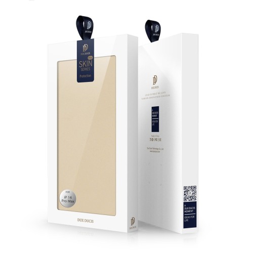 DĖKLAS DUX DUCIS SKIN PRO XIAOMI REDMI NOTE 12S AUKSINIS