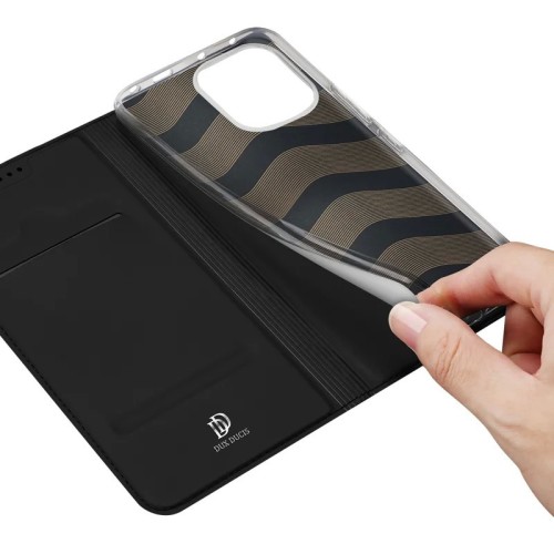 DĖKLAS DUX DUCIS SKIN PRO XIAOMI REDMI NOTE 14 4G JUODAS