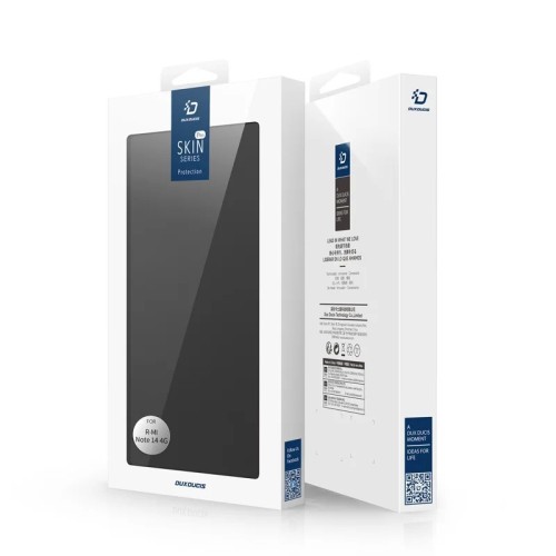 DĖKLAS DUX DUCIS SKIN PRO XIAOMI REDMI NOTE 14 4G JUODAS