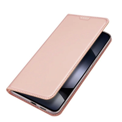 DĖKLAS DUX DUCIS SKIN PRO XIAOMI REDMI NOTE 14 4G ROŽINIO AUKSO