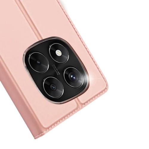 DĖKLAS DUX DUCIS SKIN PRO XIAOMI REDMI NOTE 14 PRO 4G ROŽINIO AUKSO