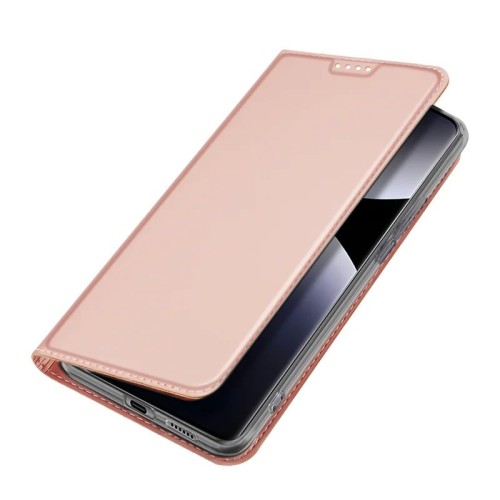 DĖKLAS DUX DUCIS SKIN PRO XIAOMI REDMI NOTE 14 PRO 4G ROŽINIO AUKSO