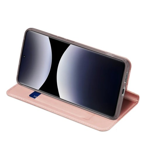 DĖKLAS DUX DUCIS SKIN PRO XIAOMI REDMI NOTE 14 PRO 4G ROŽINIO AUKSO