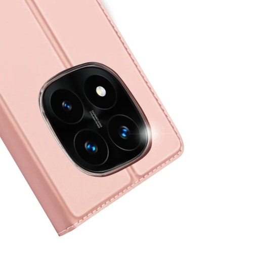 DĖKLAS DUX DUCIS SKIN PRO XIAOMI REDMI NOTE 14 PRO PLUS 5G ROŽINIO AUKSO
