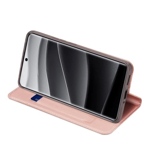 DĖKLAS DUX DUCIS SKIN PRO XIAOMI REDMI NOTE 14 PRO PLUS 5G ROŽINIO AUKSO
