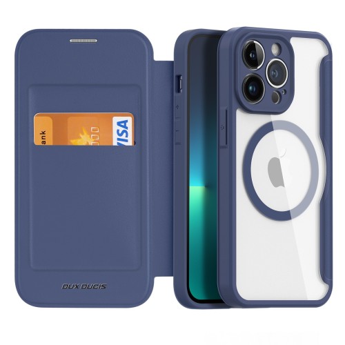 DĖKLAS DUX DUCIS SKIN X PRO APPLE IPHONE 14 PLUS MĖLYNAS