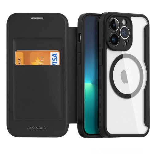 DĖKLAS DUX DUCIS SKIN X PRO APPLE IPHONE 14 PRO MAX JUODAS