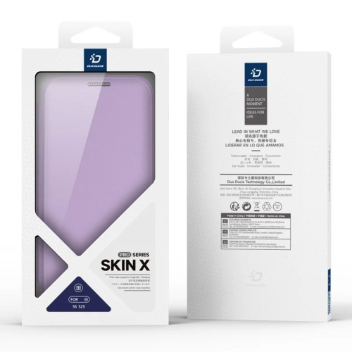 DĖKLAS DUX DUCIS SKIN X PRO SKIRTAS SAMSUNG S931 S25 VIOLETINIS