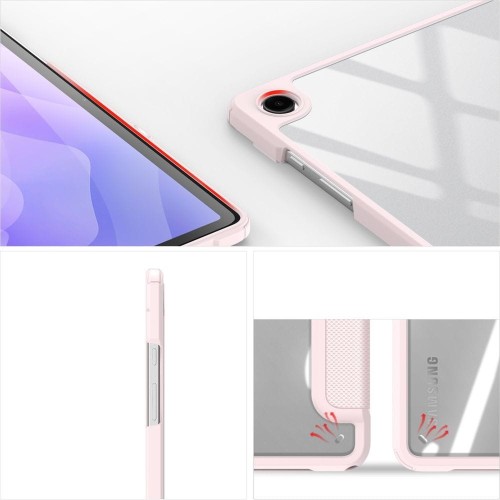 DĖKLAS DUX DUCIS TOBY SAMSUNG X210/X215/X216 TAB A9 PLUS 11.0 ROŽINIS