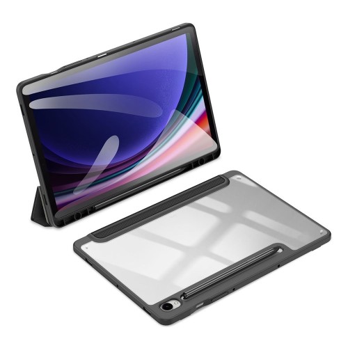 DĖKLAS DUX DUCIS TOBY SAMSUNG X520/X526 TAB S10 FE/X710/X716 TAB S9/X510/X516 TAB S9 FE JUODAS