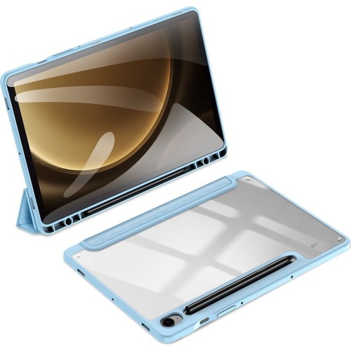 DĖKLAS DUX DUCIS TOBY SAMSUNG X520/X526 TAB S10 FE/X710/X716 TAB S9/X510/X516 TAB S9 FE MĖLYNAS