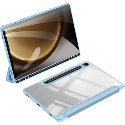 DĖKLAS DUX DUCIS TOBY SAMSUNG X520/X526 TAB S10 FE/X710/X716 TAB S9/X510/X516 TAB S9 FE MĖLYNAS
