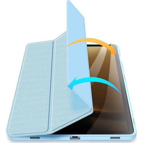 DĖKLAS DUX DUCIS TOBY SAMSUNG X520/X526 TAB S10 FE/X710/X716 TAB S9/X510/X516 TAB S9 FE MĖLYNAS