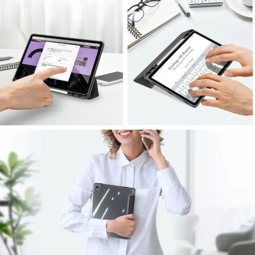 DĖKLAS DUX DUCIS TOBY SAMSUNG X730/X730 TAB S11 JUODAS
