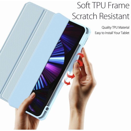 DĖKLAS DUX DUCIS TOBY SAMSUNG X800/X806 TAB S8 PLUS/T730/T736B TAB S7 FE 2021/T970/T976B TAB S7 PLUS 12.4 MĖLYNAS