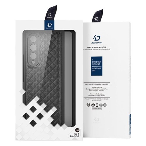 DĖKLAS DUX DUCIS VENICE SAMSUNG F926 Z FOLD3 5G JUODAS