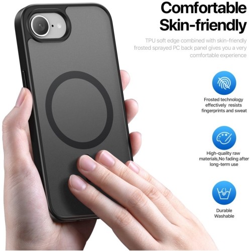 DĖKLAS DUX DUCIS YIND APPLE IPHONE 16E/17E JUODAS