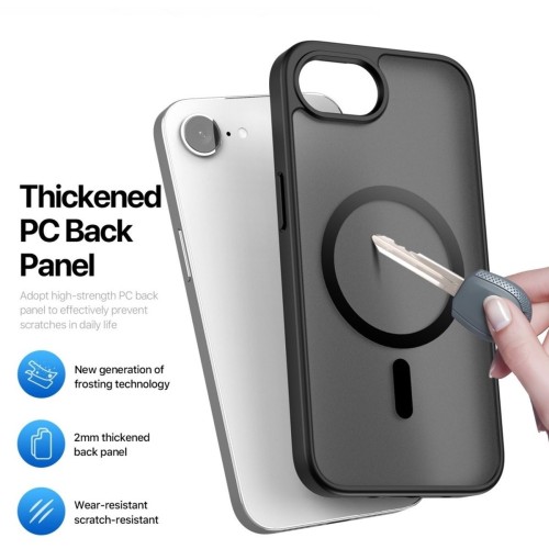 DĖKLAS DUX DUCIS YIND APPLE IPHONE 16E/17E JUODAS
