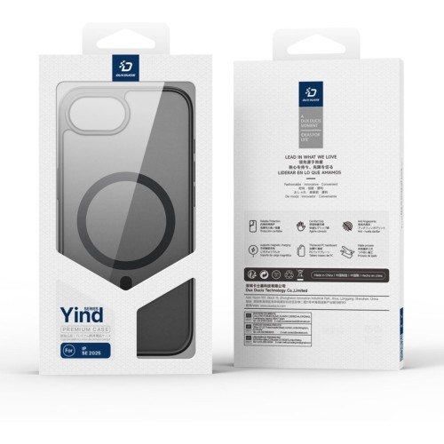 DĖKLAS DUX DUCIS YIND APPLE IPHONE 16E/17E JUODAS