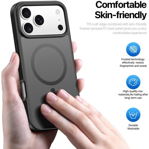 DĖKLAS DUX DUCIS YIND APPLE IPHONE 17 PRO MAX JUODAS