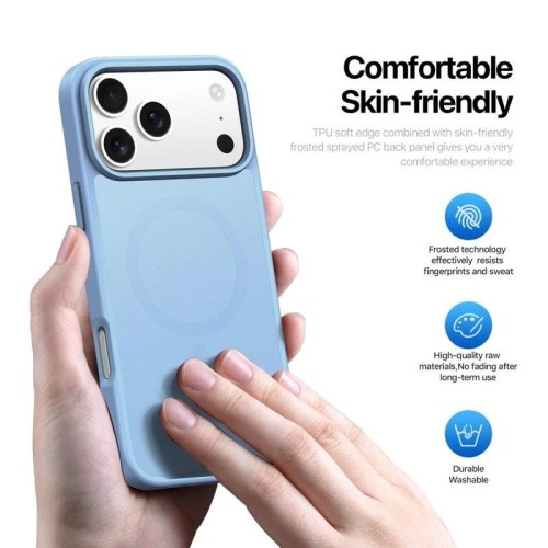 DĖKLAS DUX DUCIS YIND APPLE IPHONE 17 PRO MAX MĖLYNAS