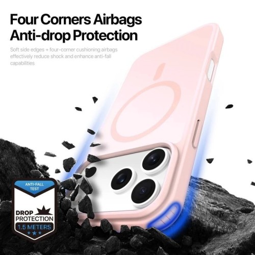 DĖKLAS DUX DUCIS YIND APPLE IPHONE 17 PRO MAX ROŽINIS