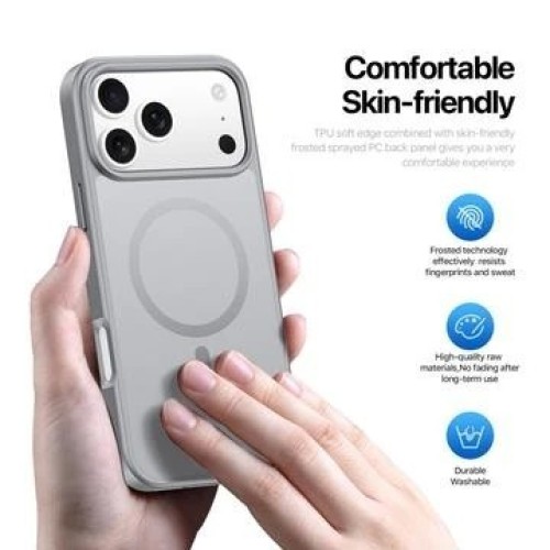 DĖKLAS DUX DUCIS YIND APPLE IPHONE 17 PRO PILKAS