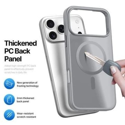 DĖKLAS DUX DUCIS YIND APPLE IPHONE 17 PRO PILKAS