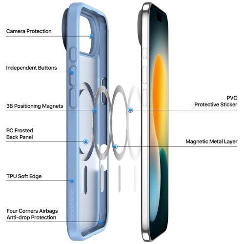 DĖKLAS DUX DUCIS YIND APPLE IPHONE AIR MĖLYNAS DĖKLAS DUX DUCIS YIND APPLE IPHONE AIR MĖLYNAS