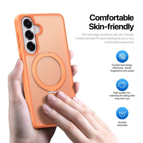 DĖKLAS DUX DUCIS YIND MAGNETIC STAND SAMSUNG S947 S26 PLUS ORANŽINIS DĖKLAS DUX DUCIS YIND MAGNETIC STAND SAMSUNG S947 S26 PLUS ORANŽINIS