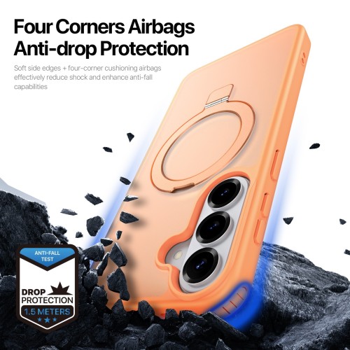 DĖKLAS DUX DUCIS YIND MAGNETIC STAND SAMSUNG S947 S26 PLUS ORANŽINIS DĖKLAS DUX DUCIS YIND MAGNETIC STAND SAMSUNG S947 S26 PLUS ORANŽINIS