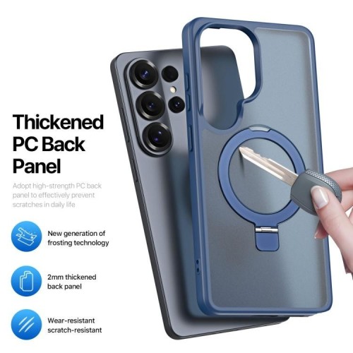 DĖKLAS DUX DUCIS YIND MAGNETIC STAND SAMSUNG S948 S26 ULTRA TAMSIAI MĖLYNAS DĖKLAS DUX DUCIS YIND MAGNETIC STAND SAMSUNG S948 S26 ULTRA TAMSIAI MĖLYNAS