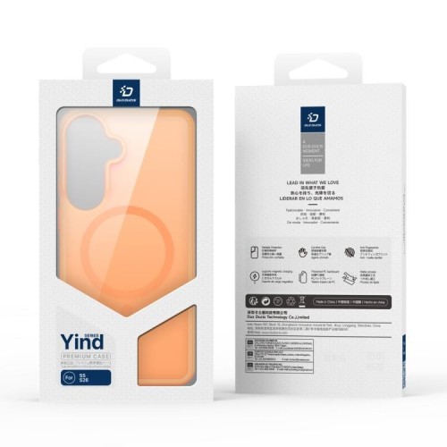 DĖKLAS DUX DUCIS YIND MAGSAFE SAMSUNG S947 S26 PLUS ORANŽINIS DĖKLAS DUX DUCIS YIND MAGSAFE SAMSUNG S947 S26 PLUS ORANŽINIS