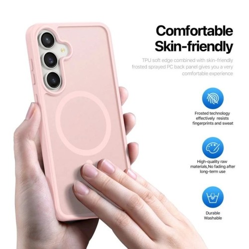 DĖKLAS DUX DUCIS YIND SAMSUNG S731 S25 FE ROŽINIS