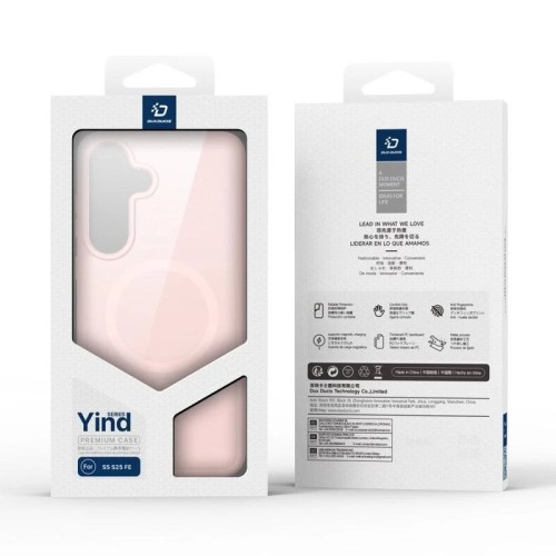 DĖKLAS DUX DUCIS YIND SAMSUNG S731 S25 FE ROŽINIS