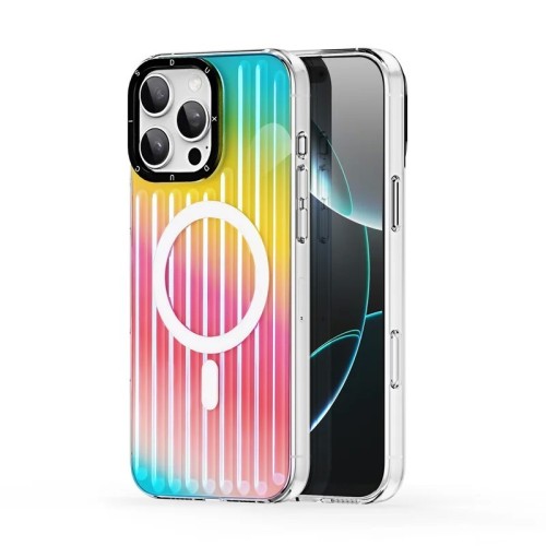 DĖKLAS DUX DUCIS ZEST APPLE IPHONE 16 PRO GRADIENT RAINBOW